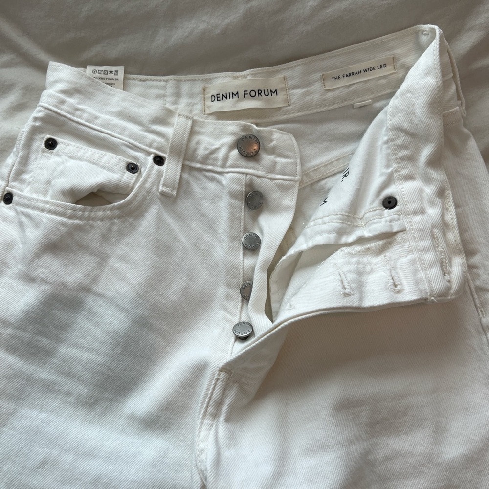 Denim forum the Farrah wide leg by aritzia